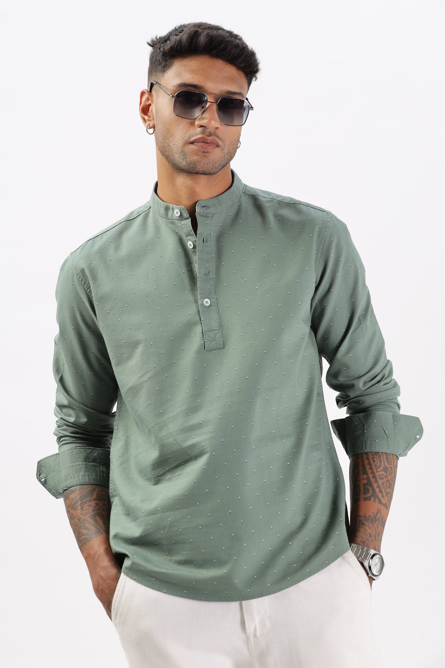 Mens Short Kurta