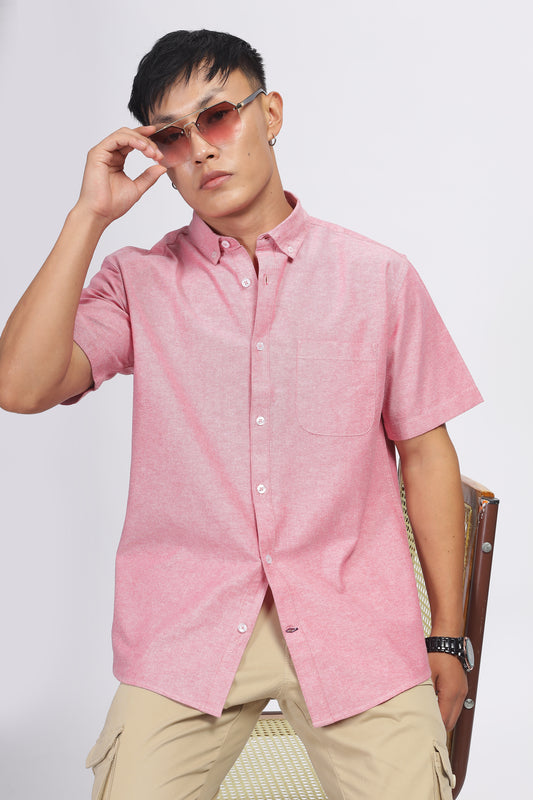 Uri Mauve Button Down Oxford Shirt