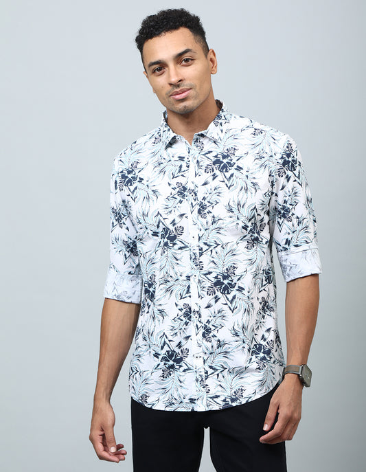Men Floral Printed Regular Fit Casual Shirt - Kashyap Global Lifestyles LLP
