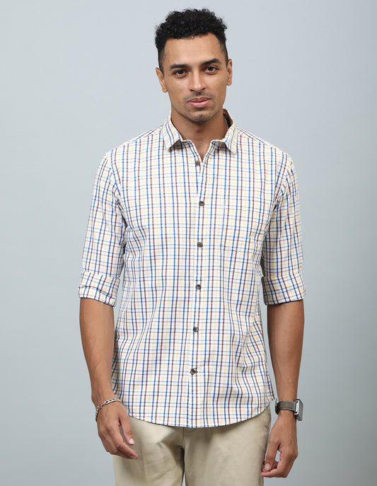 Men Multicolor Regular Fit Casual Shirt - Kashyap Global Lifestyles LLP