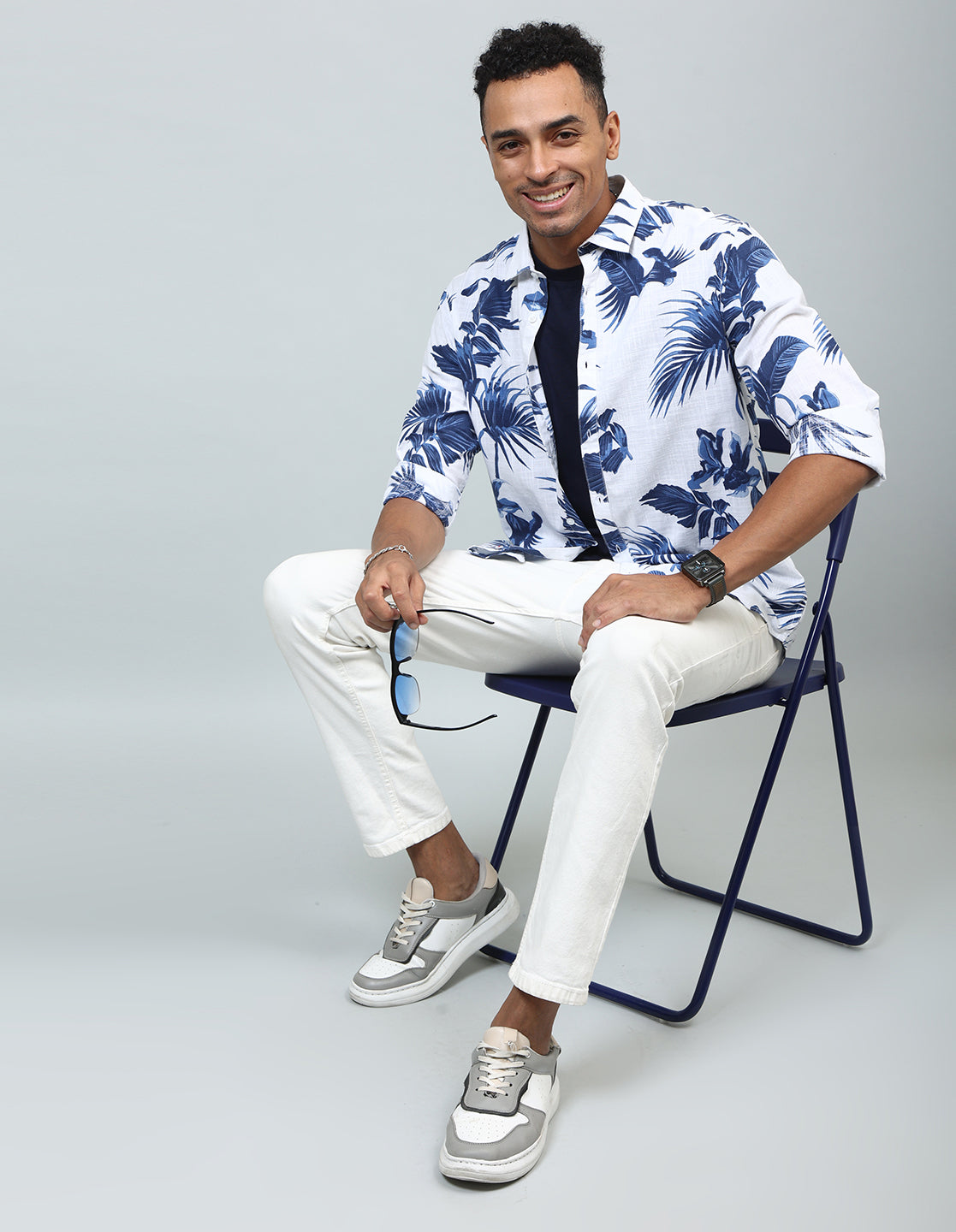 Men Floral Printed Casual Shirt - Kashyap Global Lifestyles LLP