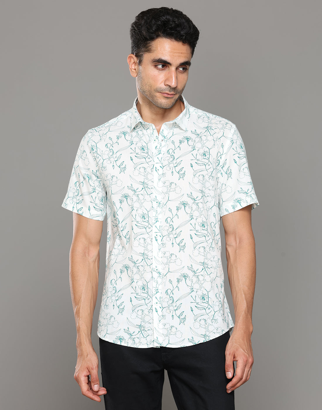 Men Floral Printed Short Sleeves Shirt - Kashyap Global Lifestyles LLP